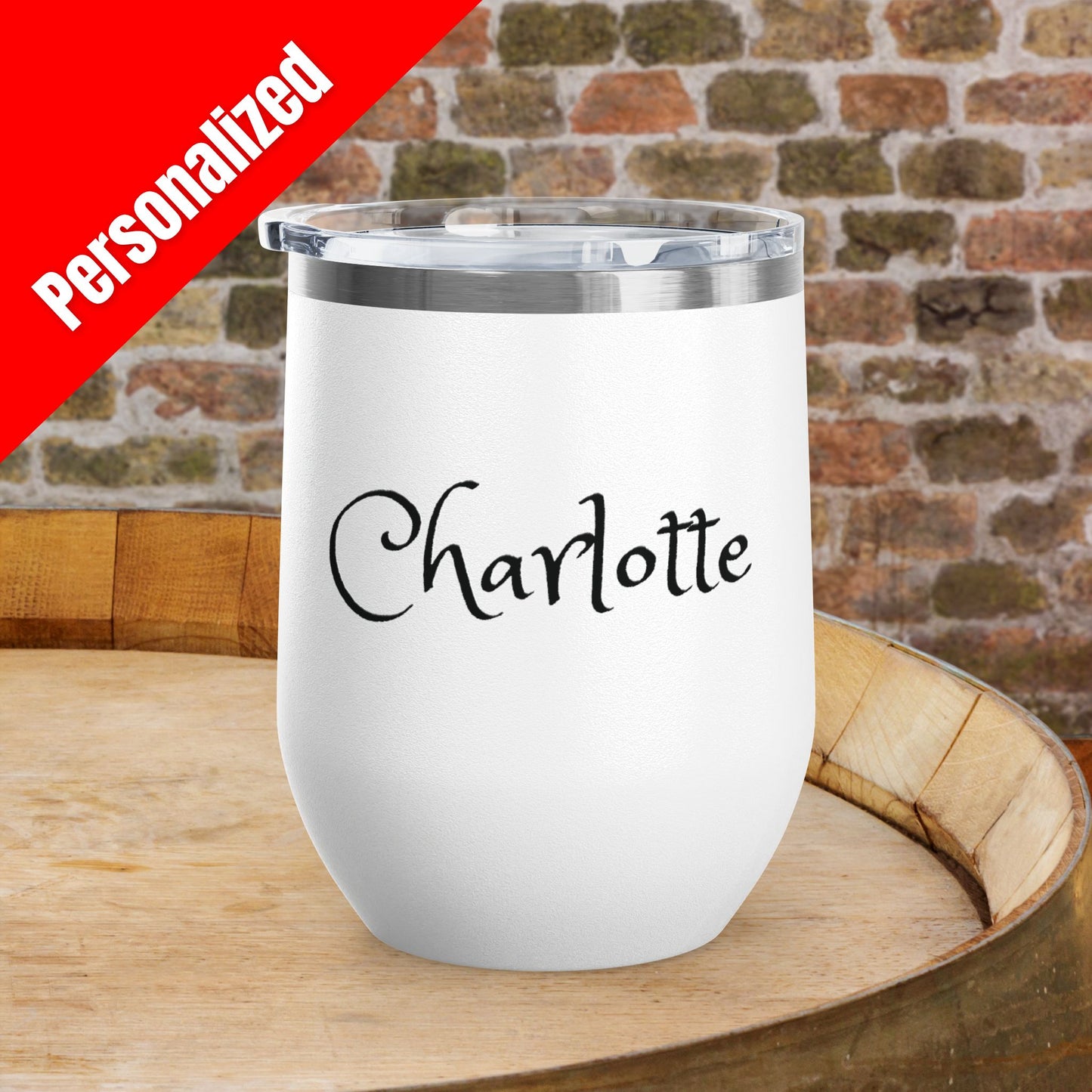 Grandma's Sippy Cup Personalized 12 oz Wine Tumbler