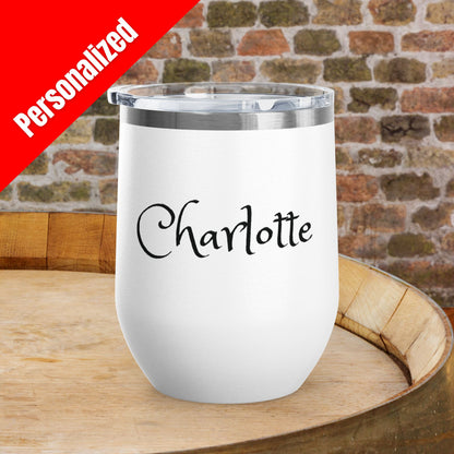 Grandma's Sippy Cup Personalized 12 oz Wine Tumbler