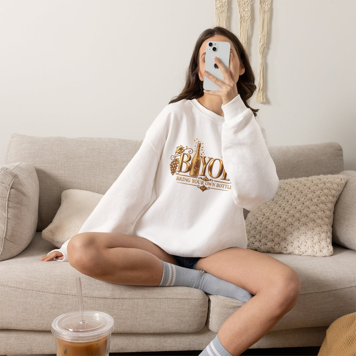 BYOB Bring Your Own Bottle Sweatshirt