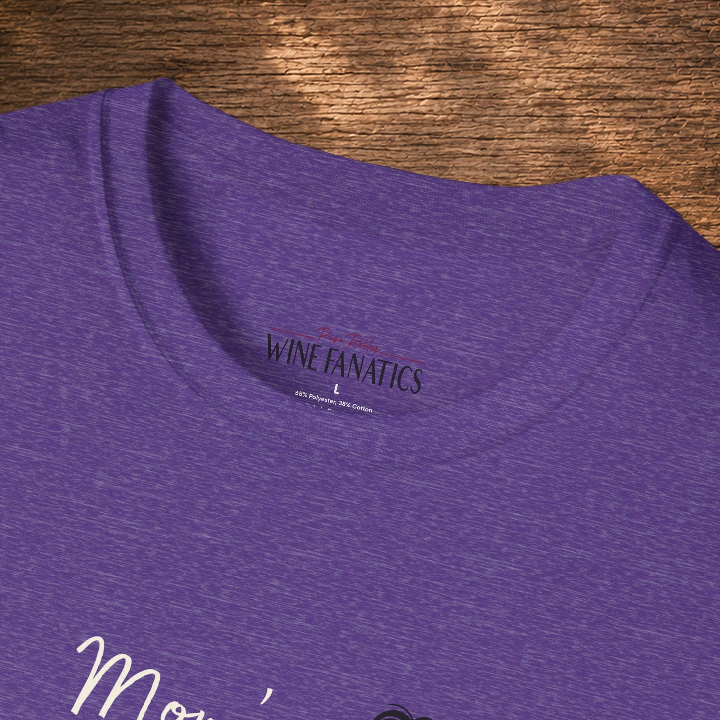 Mom's superpower, turning whine into Wine! Crewneck Tee