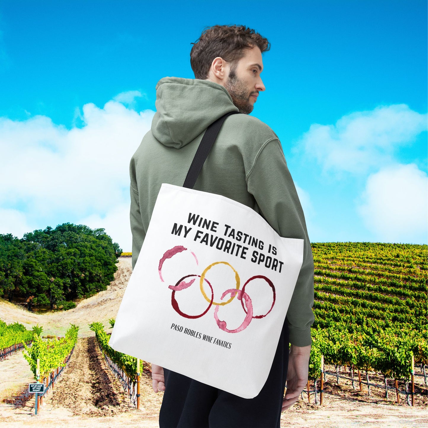 Wine Tasting Is My Favorite Sport Tote Bag