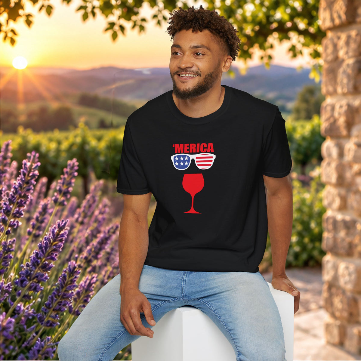 'Merica Crewneck Tee