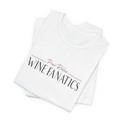 Paso Robles Wine Fanatics Logo Unisex Jersey Short Sleeve Tee