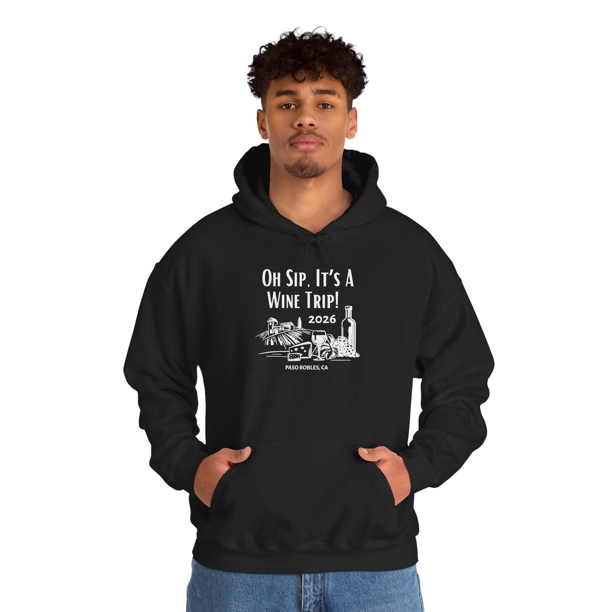 Oh Sip It's A Wine Trip 2025 Personalized Hoodie