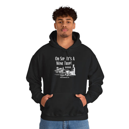Oh Sip It's A Wine Trip 2025 Personalized Hoodie