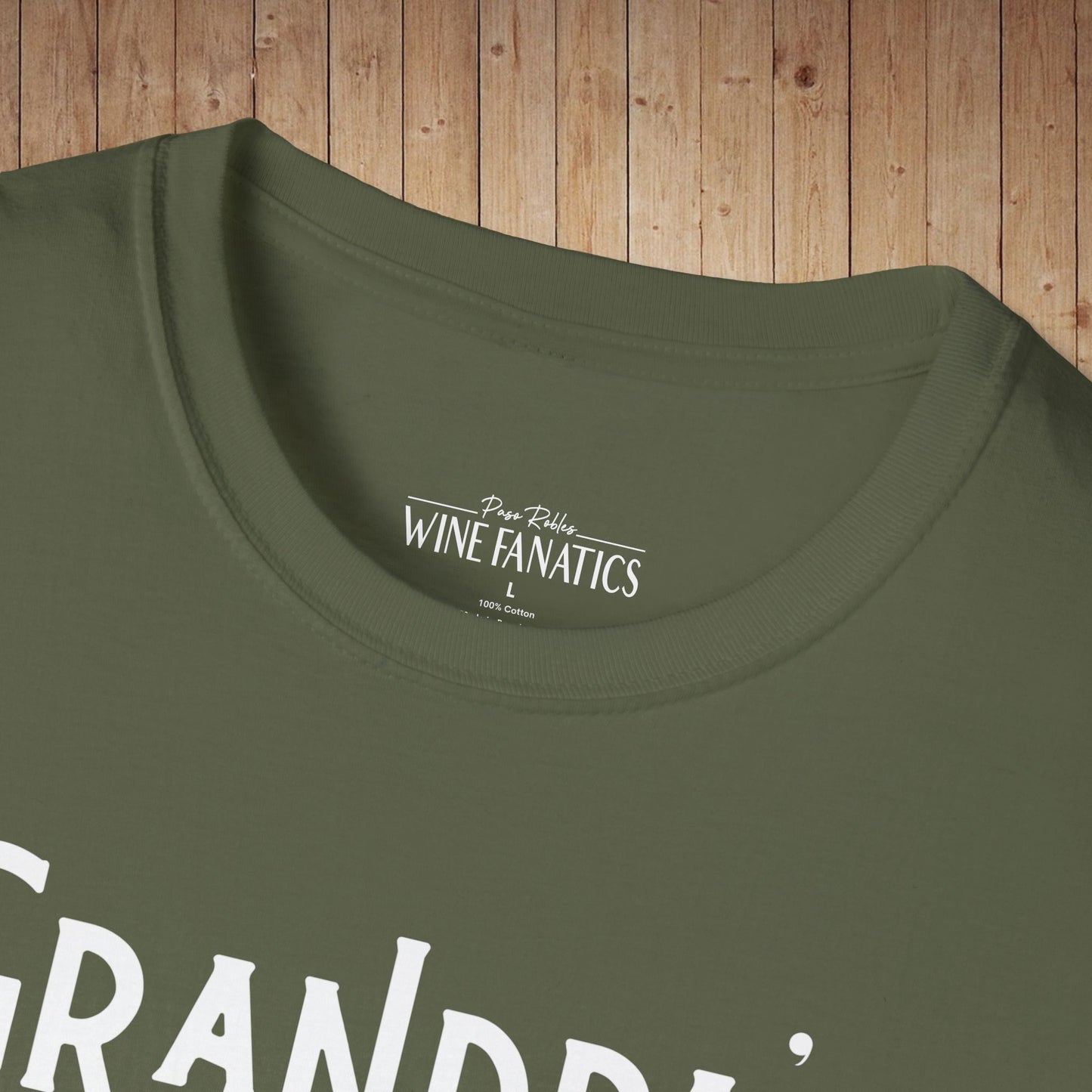 Grandpa's Reason To Wine Personalized T-Shirt
