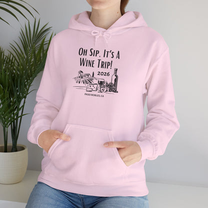 Oh Sip It's A Wine Trip 2025 Personalized Hoodie