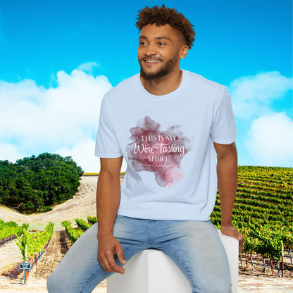 This Is My Wine Tasting Shirt (stain) Unisex Softstyle T-Shirt