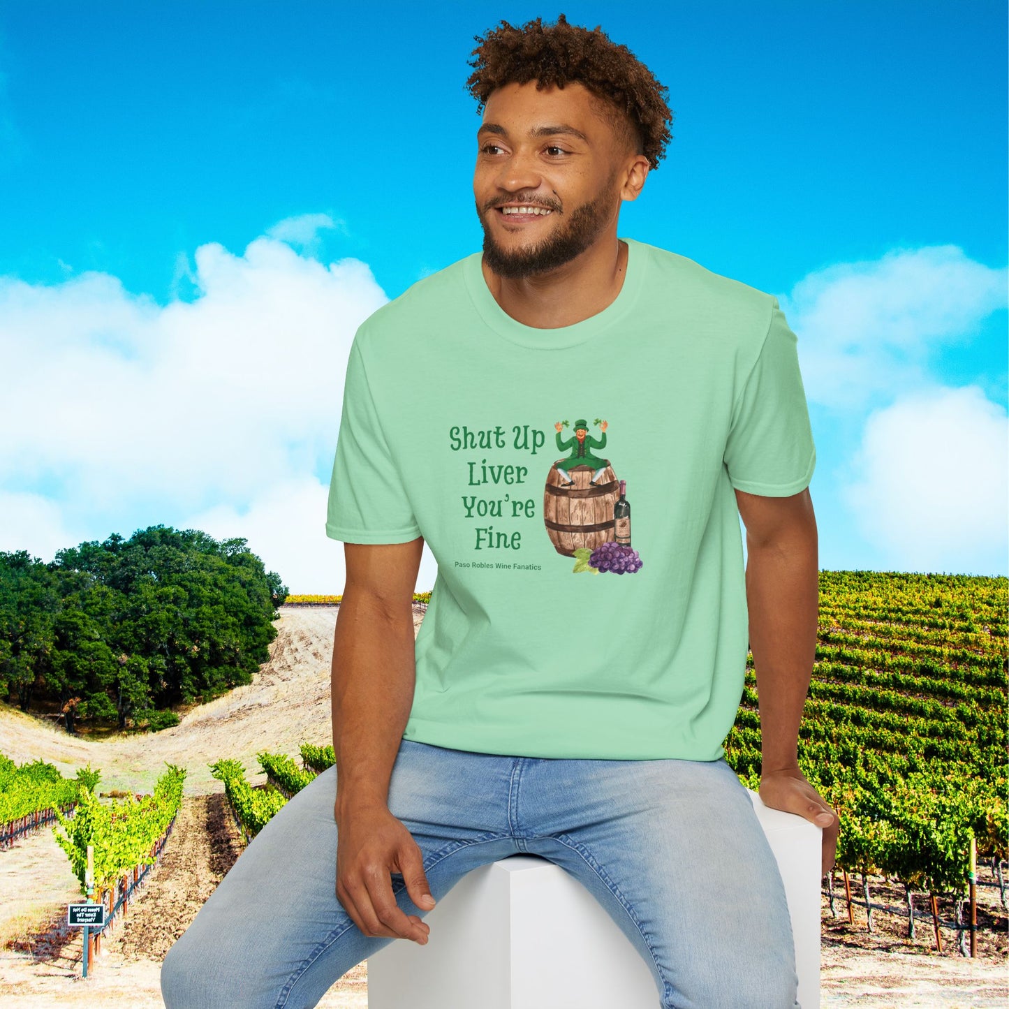 Shut Up Liver You're Fine Unisex Softstyle T-Shirt