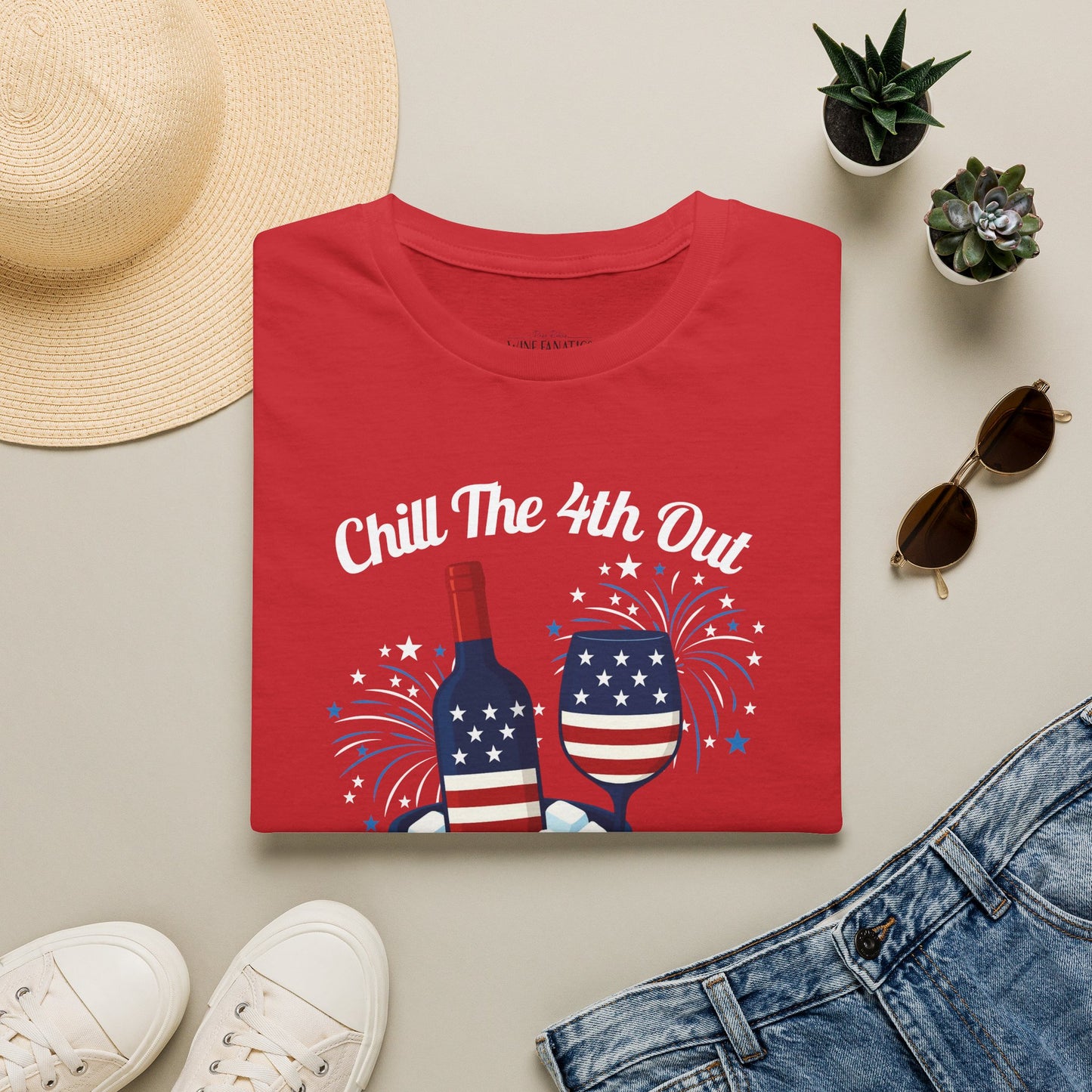 Chill The 4th Out Unisex Softstyle T-Shirt