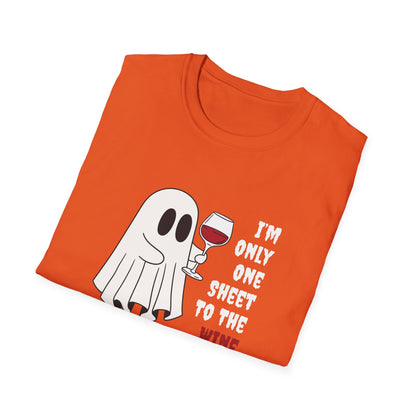 One Sheet To The Wine Unisex Softstyle T-Shirt