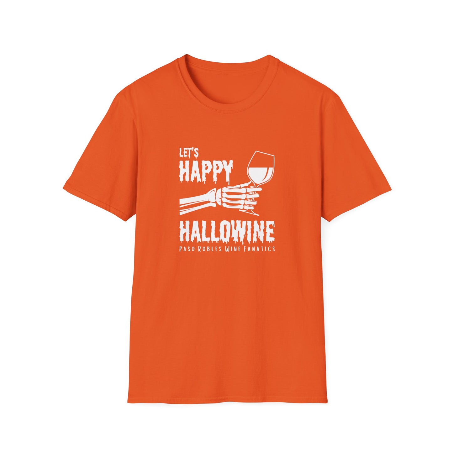 Let's Happy Hallowine Unisex Softstyle T-Shirt