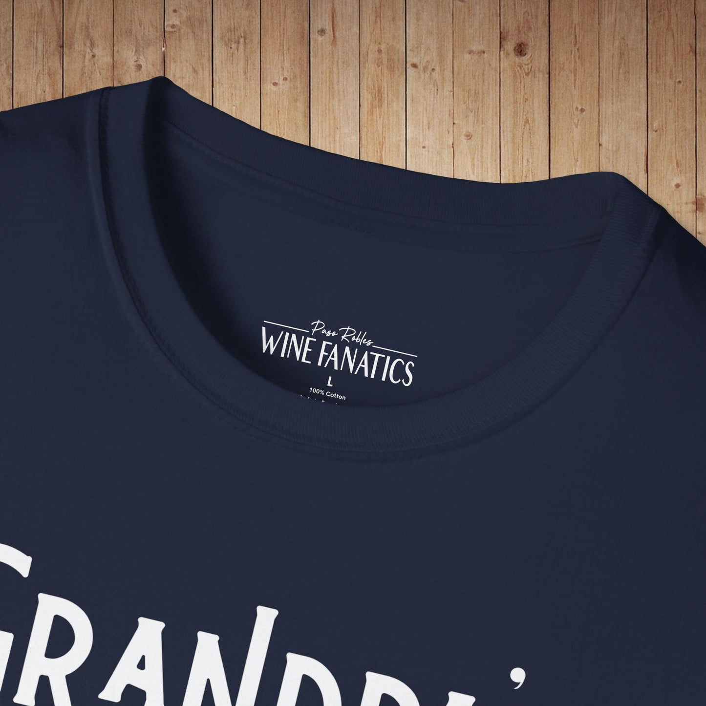 Grandpa's Reason To Wine Personalized T-Shirt