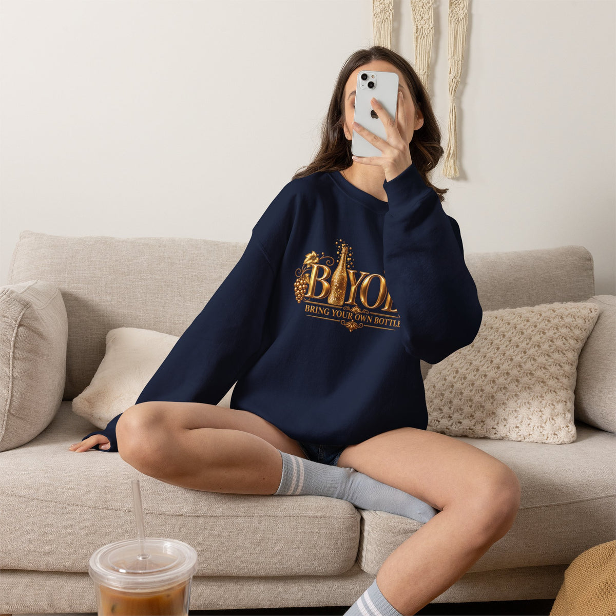 BYOB Bring Your Own Bottle Sweatshirt