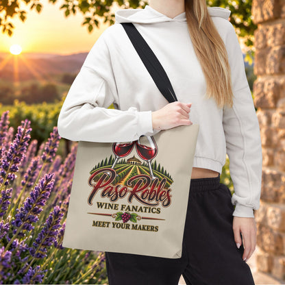 A Toast To Paso Robles Wine Fanatics Personalized Tote Bag