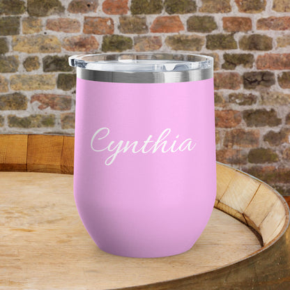 Drunk Wives Matter Personalized 12oz Wine Tumbler