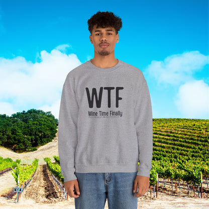 WTF Wine Tasting Finally Sweatshirt