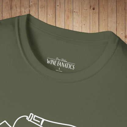 Spitters Are Quitters wine Unisex Softstyle T-Shirt