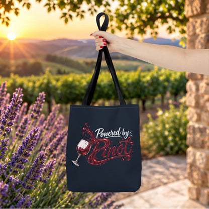 Powered By Pinot Personalized Tote Bag