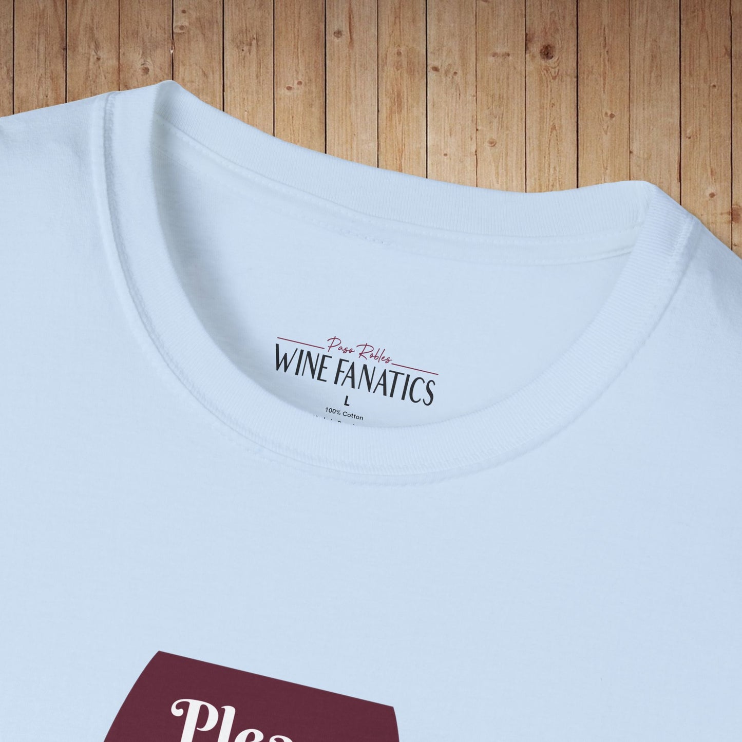 Please Paso The Wine Crewneck Tee