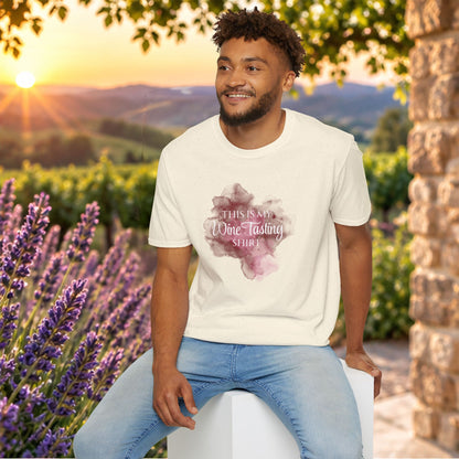 This Is My Wine Tasting Shirt (stain) Crewneck T-Shirt
