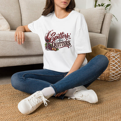 Spitters Are Quitters Crewneck T-Shirt
