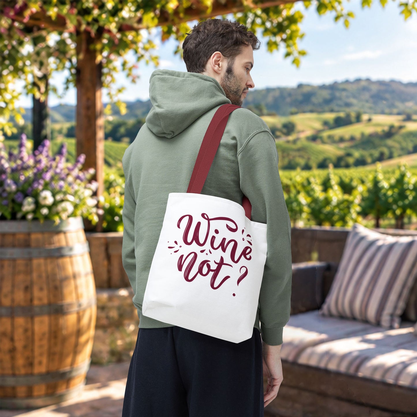 Copy of Wine Not? Tote Bag