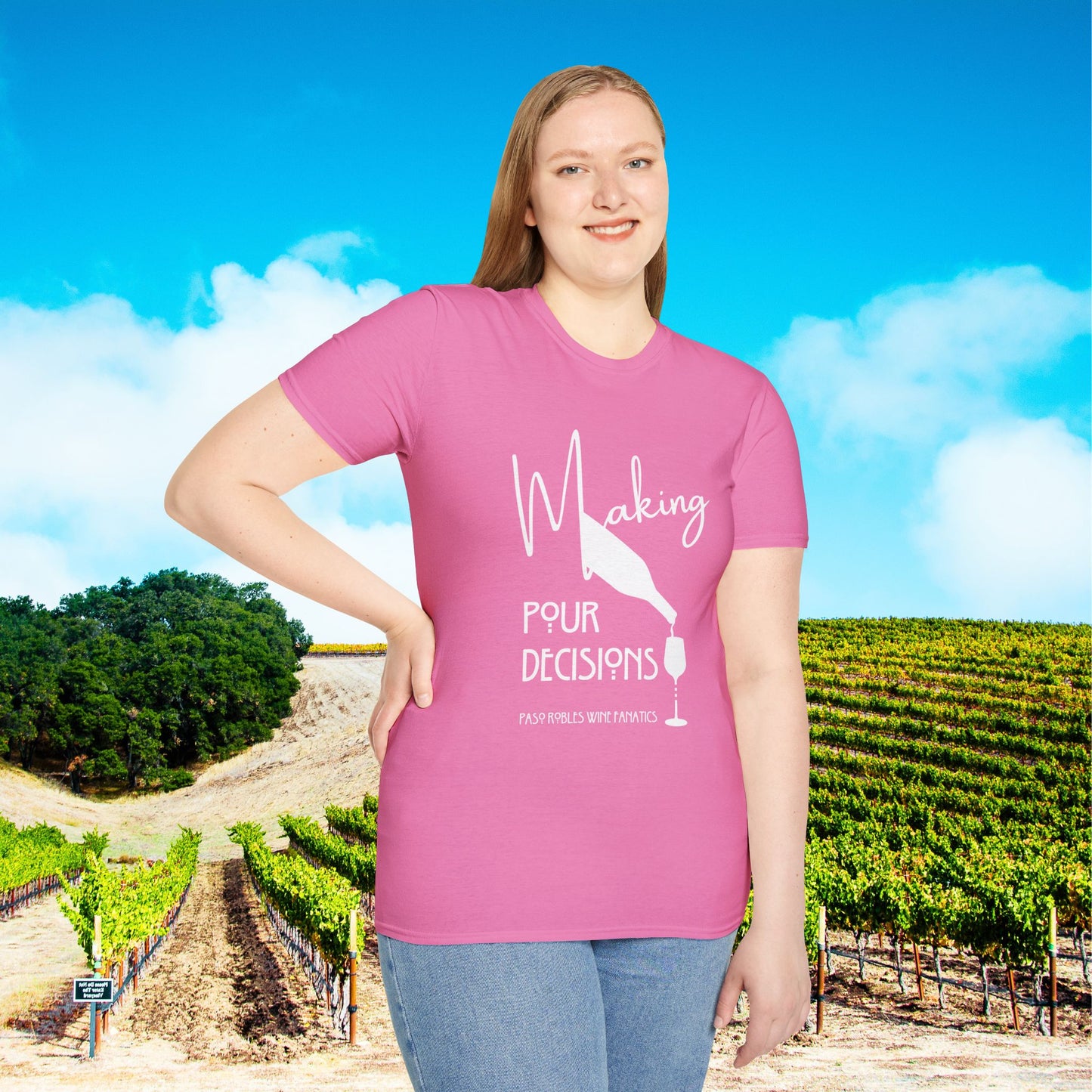 Making Pour Decisions Unisex Softstyle T-Shirt