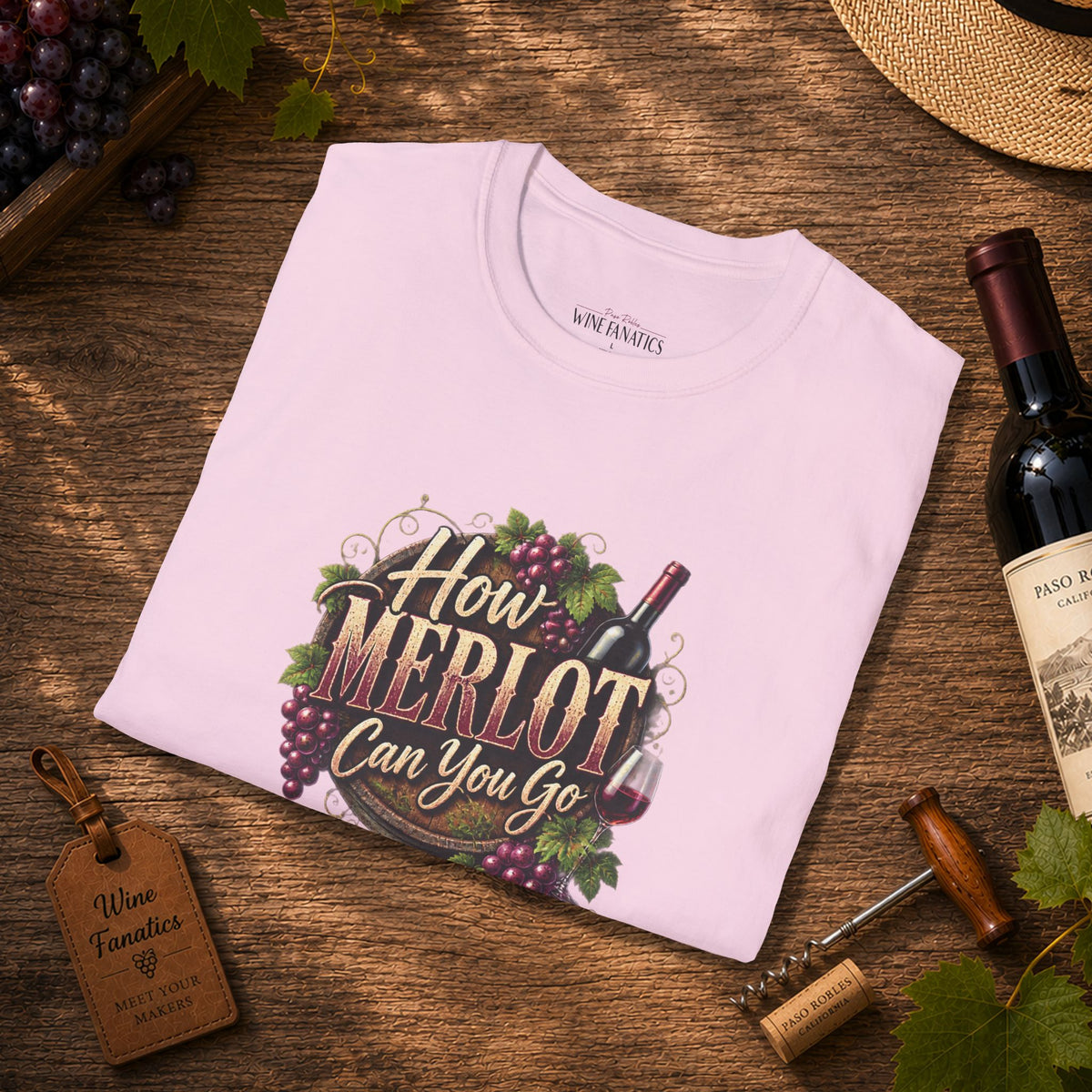 How Merlot Can You Go Crewneck T-Shirt