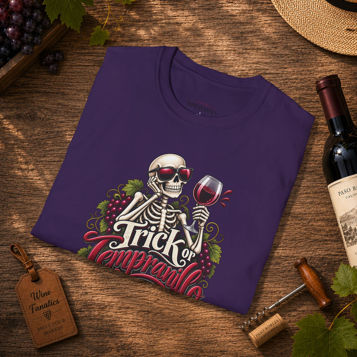Trick Or Tempranillo Crewneck T-Shirt