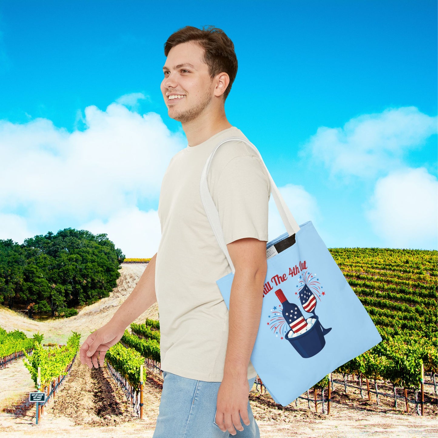Chill The 4th Out Tote Bag
