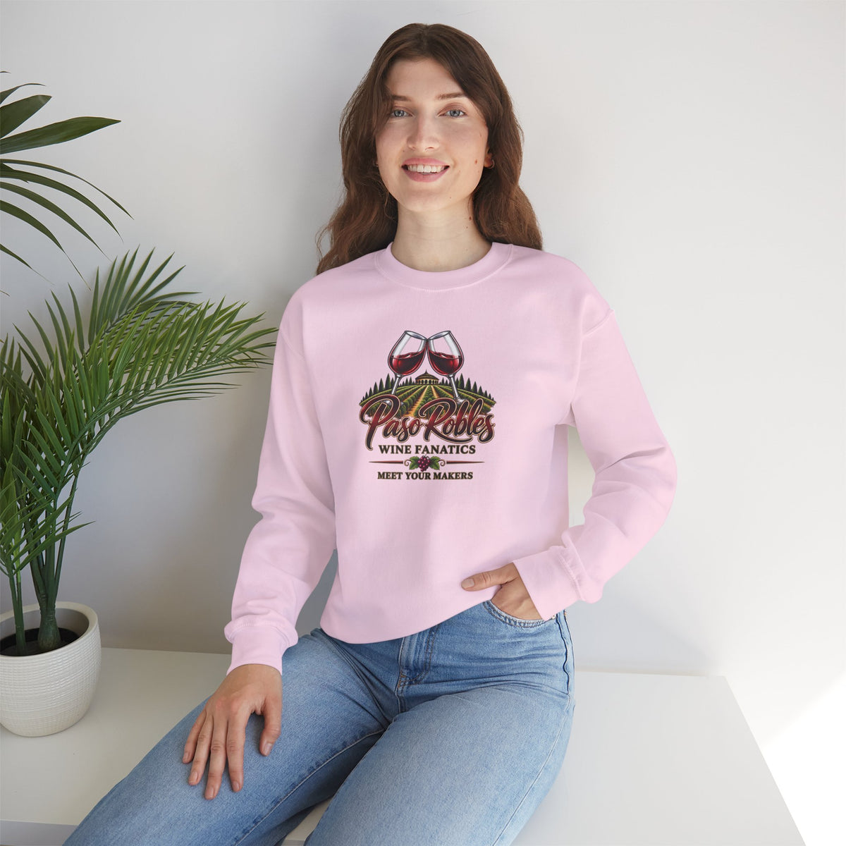 A Toast To Paso Robles Wine Fanatics Sweatshirt