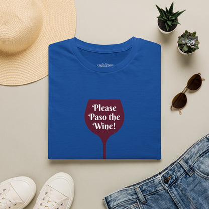 Please Paso The Wine Crewneck Tee