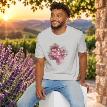 This Is My Wine Tasting Shirt (stain) Crewneck T-Shirt