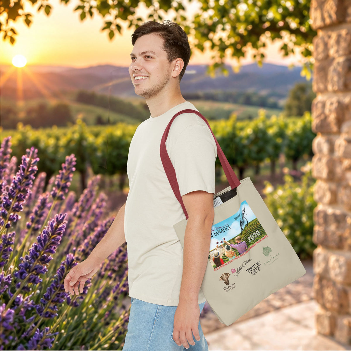 2026 PRWF Commemorative Meet Your Makers Wine Party Tote Bag