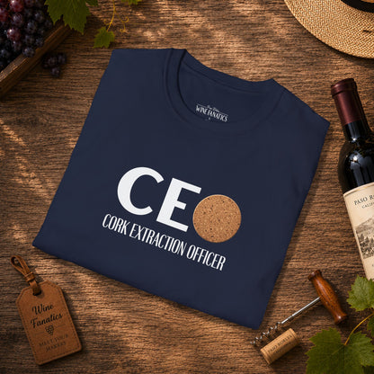 CEO Cork Extraction Officer Unisex Softstyle T-Shirt