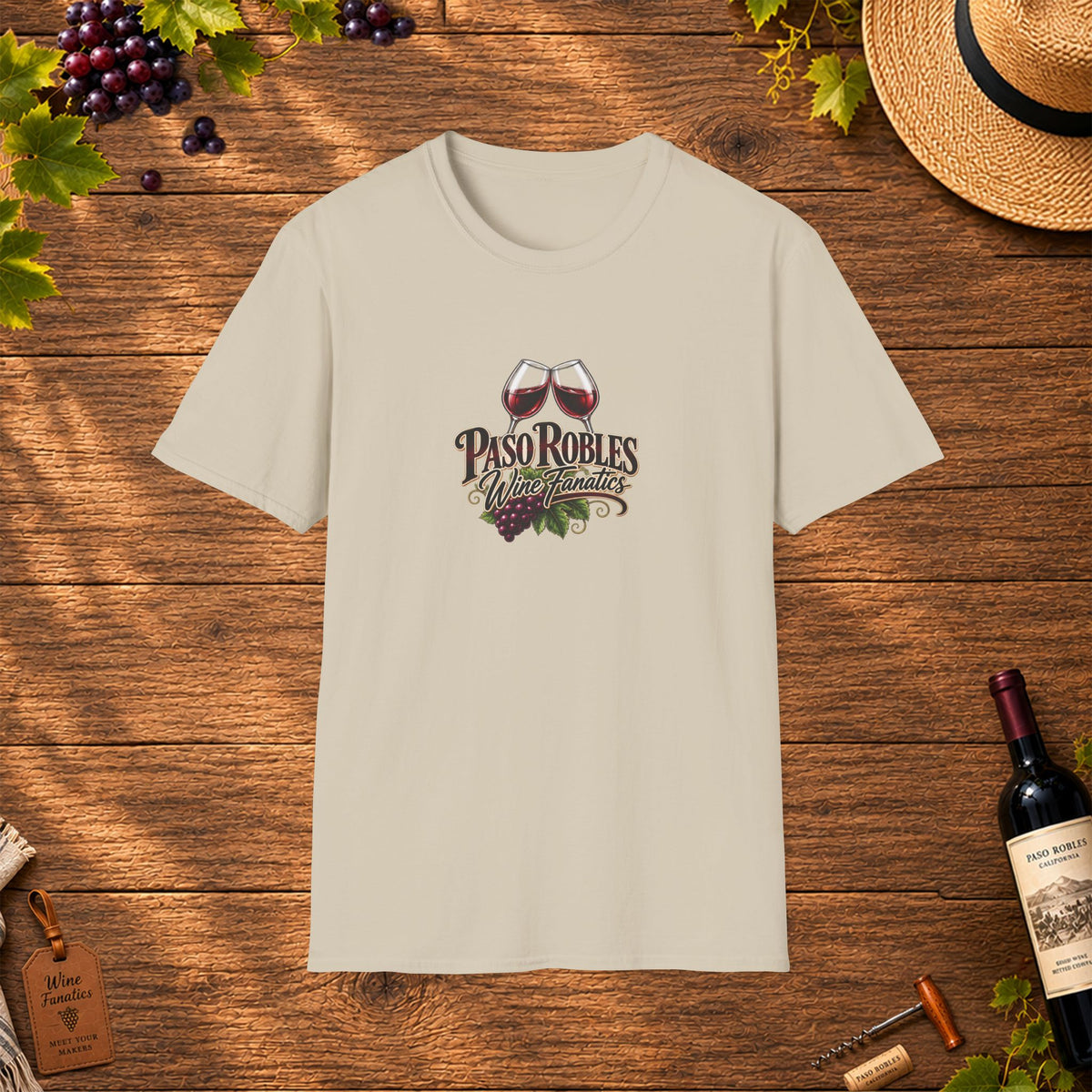 A Toast To Paso Robles Wine Fanatics Crewneck T-Shirt