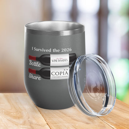 PRWF 2026 Bottle Share Event 12oz Wine Tumbler