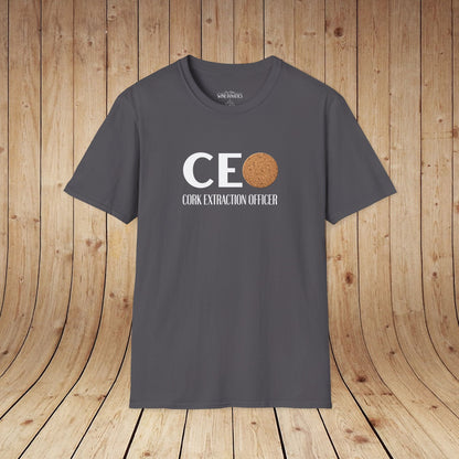 CEO Cork Extraction Officer Unisex Softstyle T-Shirt