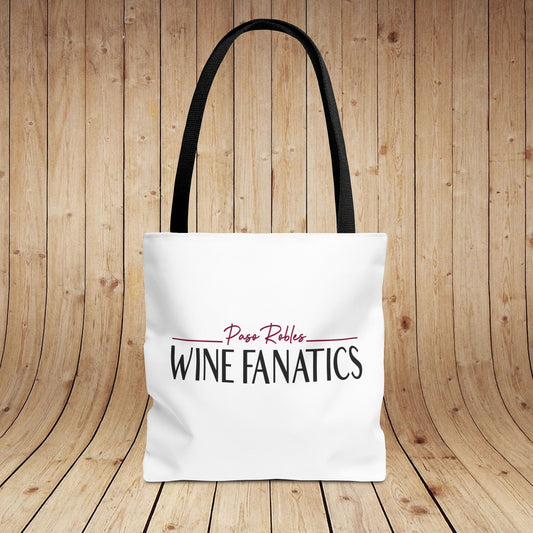 Paso Robles Wine Fanatics Logo Tote Bag