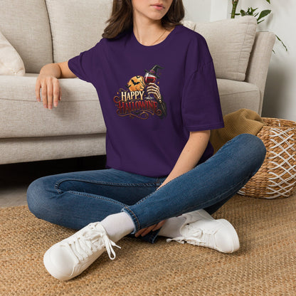 Let's Happy Hallowine Crewneck T-Shirt