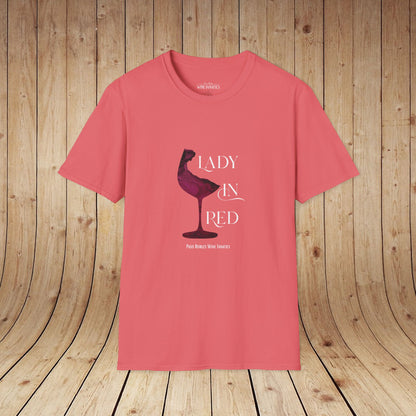 Lady In Red Unisex Softstyle T-Shirt