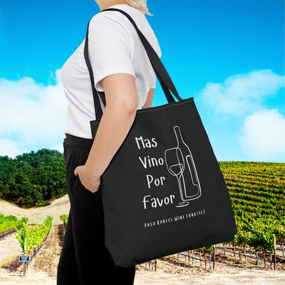 Mas Vino Por Favor Tote Bag