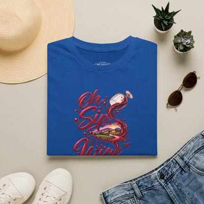 Oh Sip It's A Wine Trip Personalized Crewneck Tee