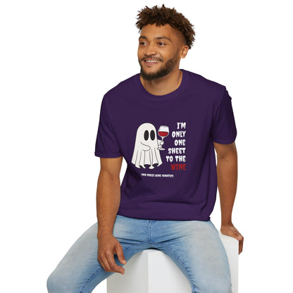 One Sheet To The Wine Unisex Softstyle T-Shirt
