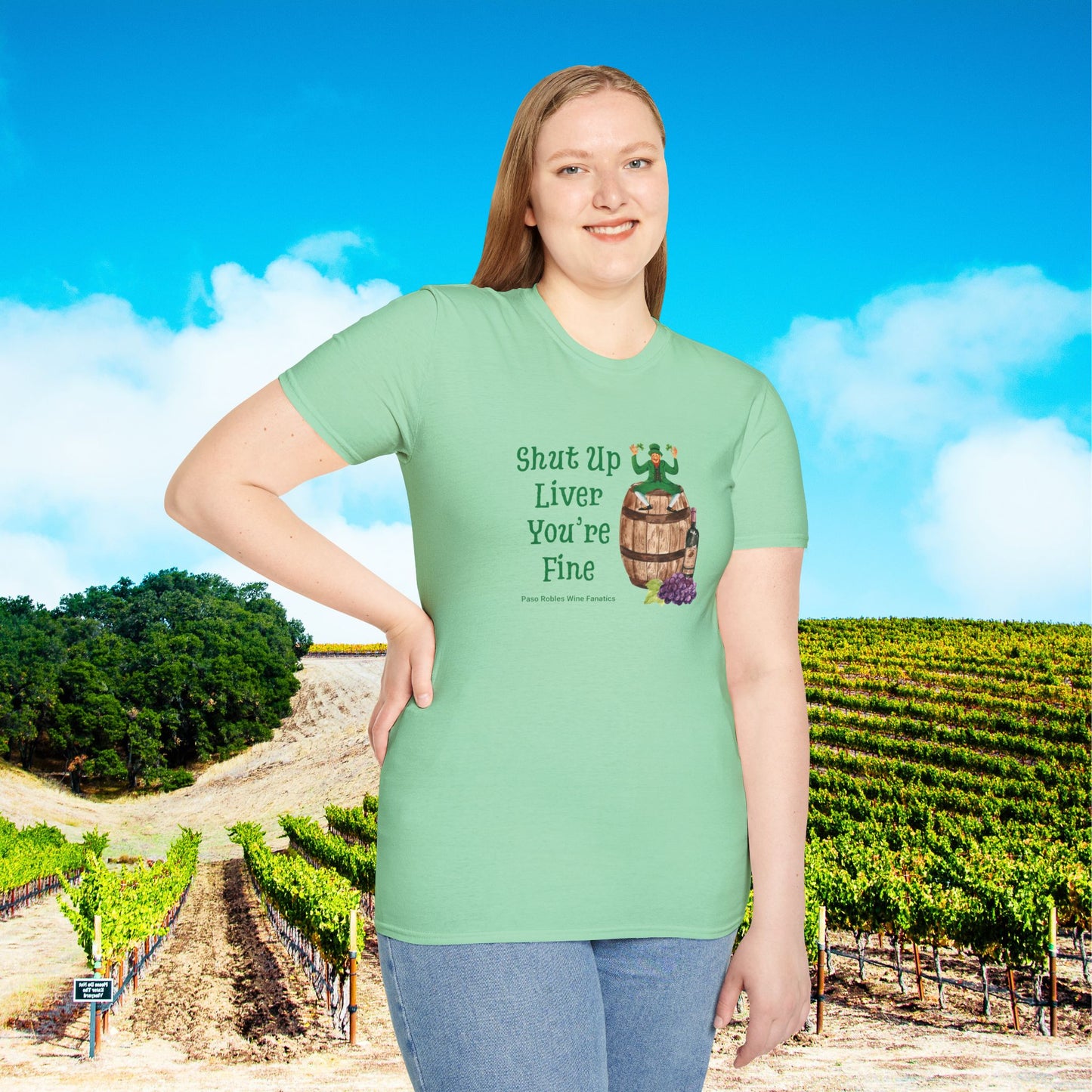 Shut Up Liver You're Fine Unisex Softstyle T-Shirt