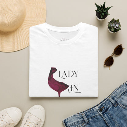 Lady In Red Crewneck Tee