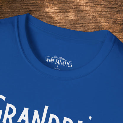 Grandpa's Reason To Wine Personalized Crew Neck T-Shirt