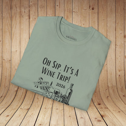 Oh Sip It's A Wine Trip Unisex Softstyle T-Shirt