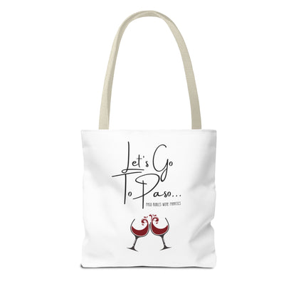 Paso Robles Wine Fanatics Tote Bag -   Logo Design